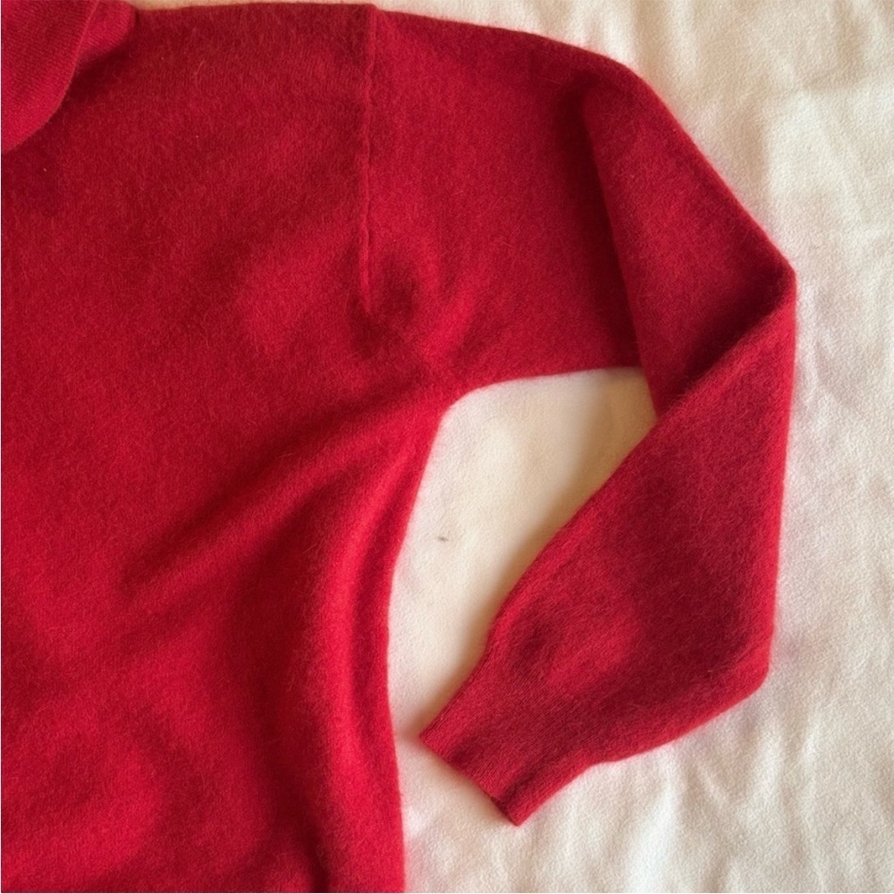 Vintage Red Wool Sweater - Picture 3 of 5